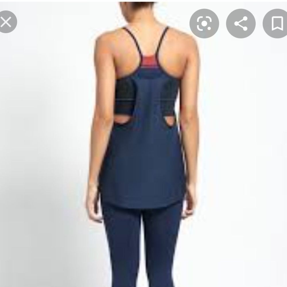 LNDR Zone mesh and stretch-knit tank